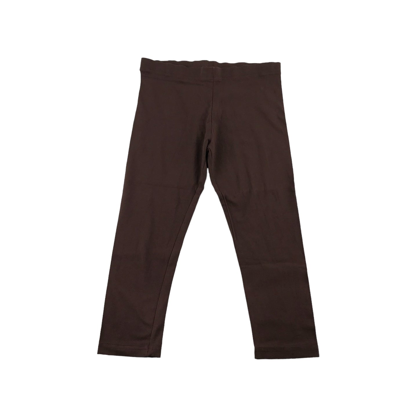 Next Leggings Age 10 Brown Plain 3/4 length