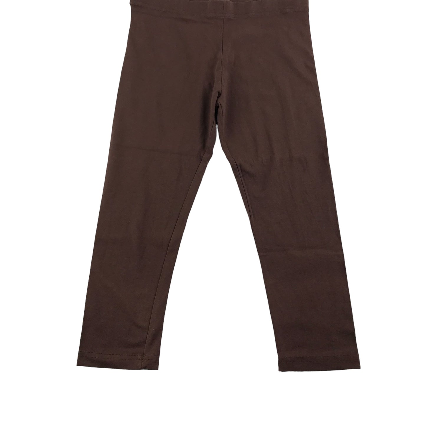 Next Leggings Age 10 Brown Plain 3/4 length