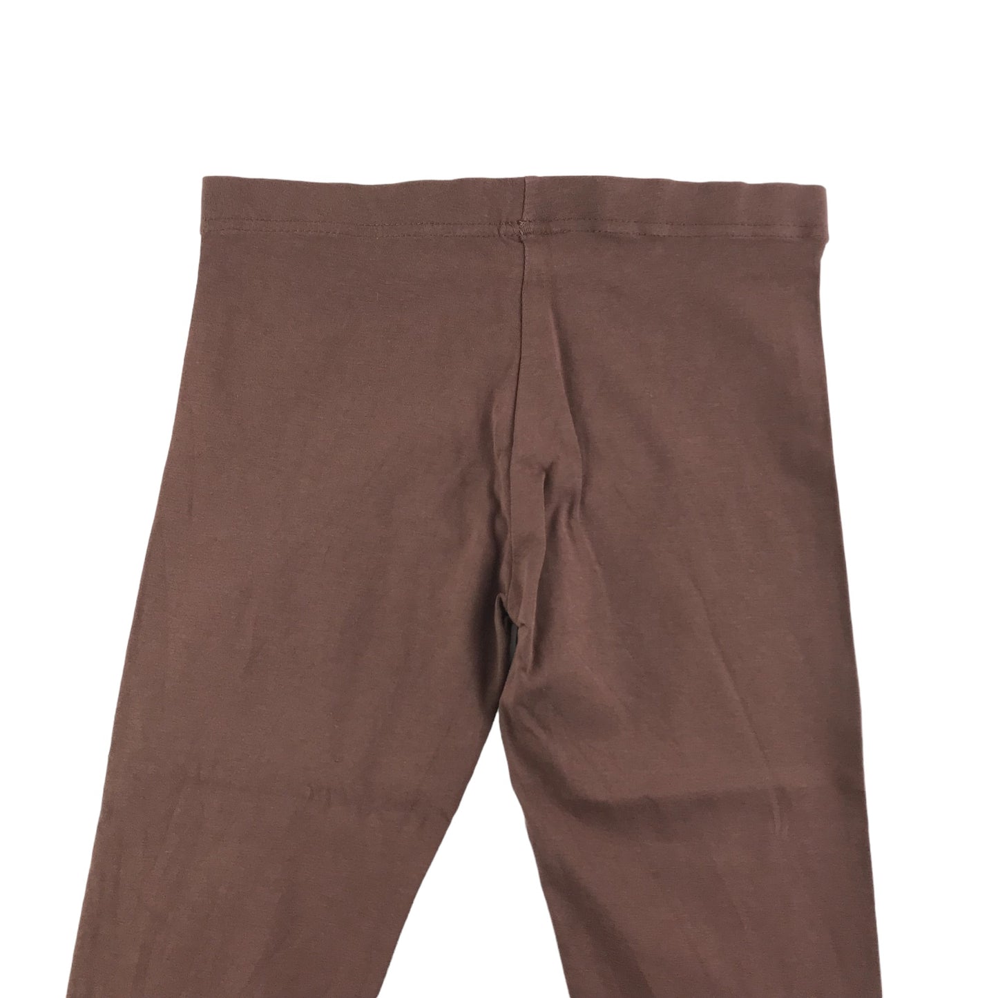 Next Leggings Age 10 Brown Plain 3/4 length