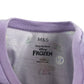M&S dress 7-8 years lilac Disney Frozen Elsa and Anna cotton