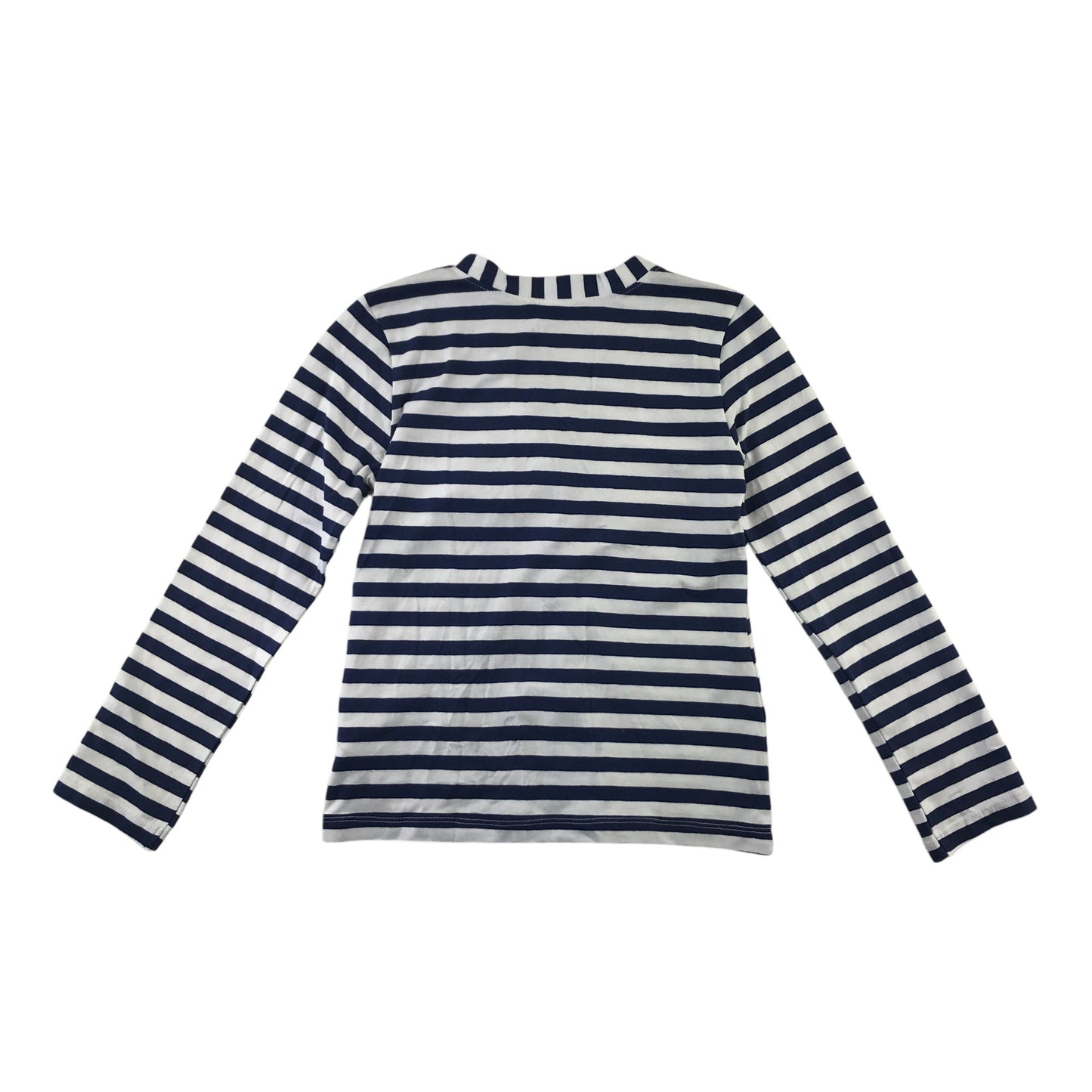 Mayoral cardigan 6-7 years navy and white stripy button up