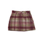 Nutmeg skirt 6-7 years pink and purple checked pattern wool mix