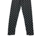 Matalan Leggings Age 10 Black Bow Tie Fishnet Print Pattern