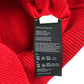 Tommy Hilfiger jumper 5-6 years red v neck with logo pullover