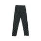 Matalan Leggings Age 10 Black Bow Tie Fishnet Print Pattern