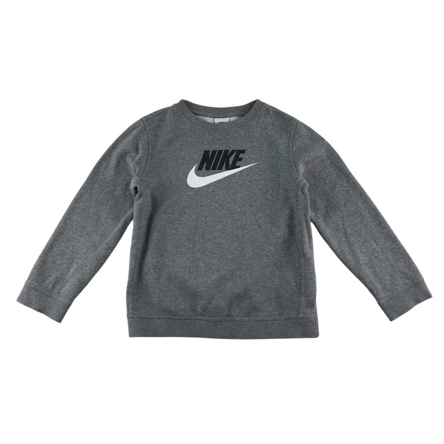 Nike sweater 8-9 years grey long sleeve printed