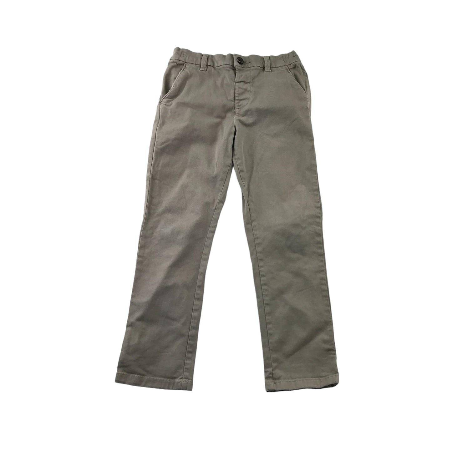 Next Trousers Age 4-5 Light Beige Chino Style