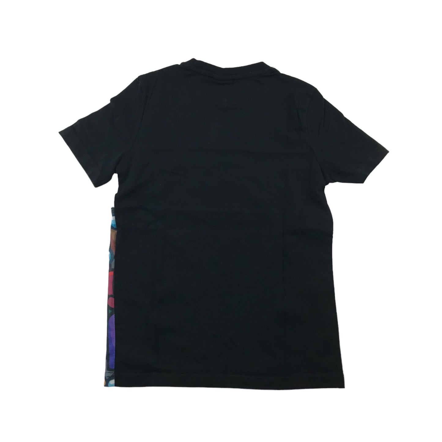 F&F T-shirt Age 7 Black Among Us with Multicoloured Imposters Cotton