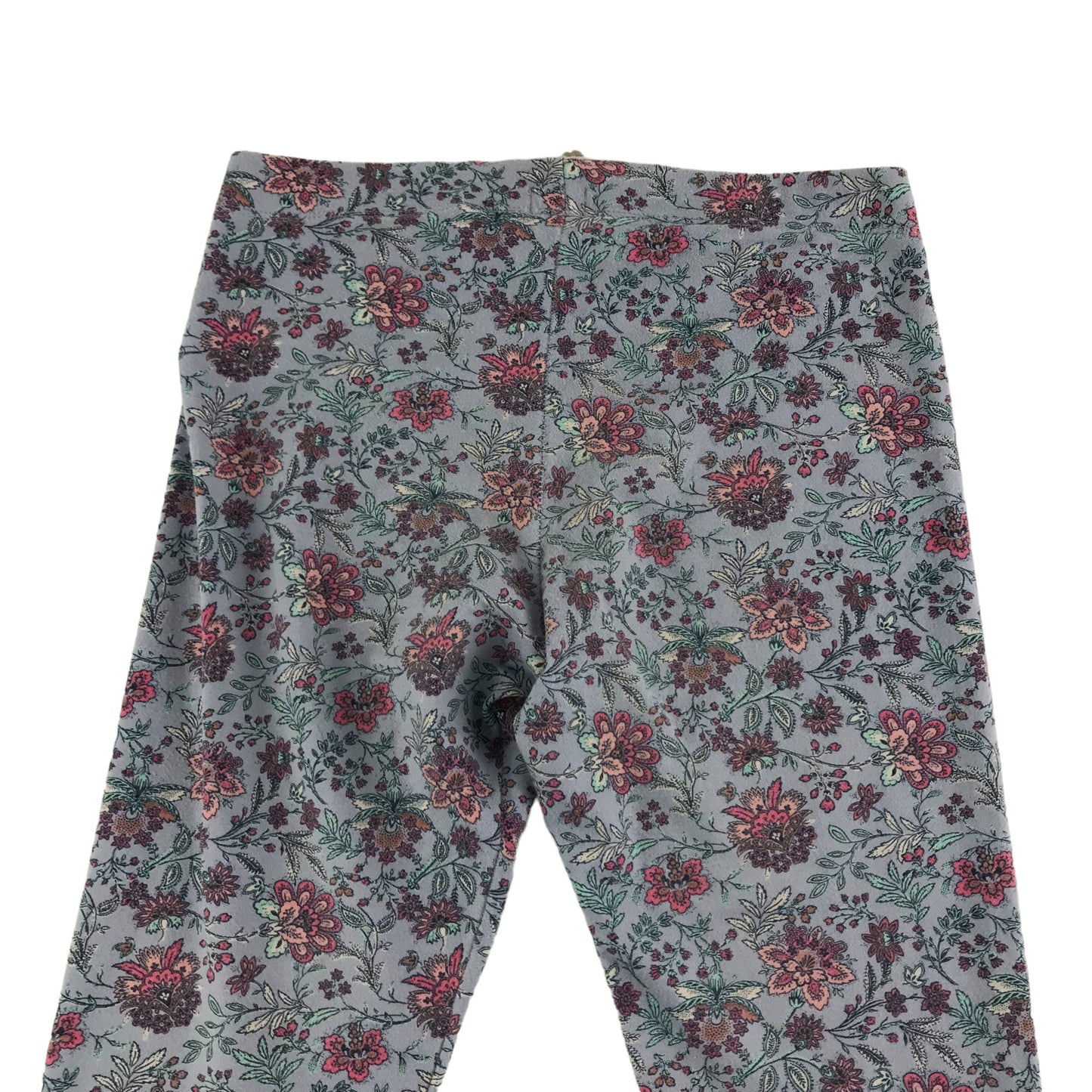 F&F Leggings Age 12 Grey Floral Print Pattern