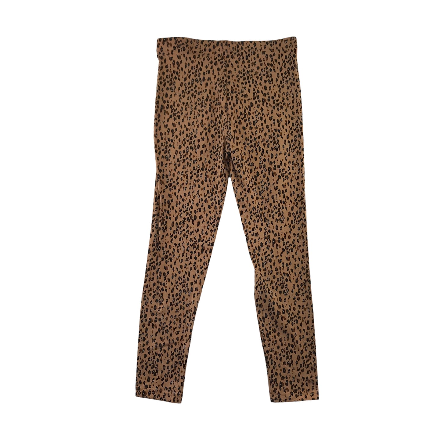 George leggings 9-10 years brown leopard spot pattern cotton blend