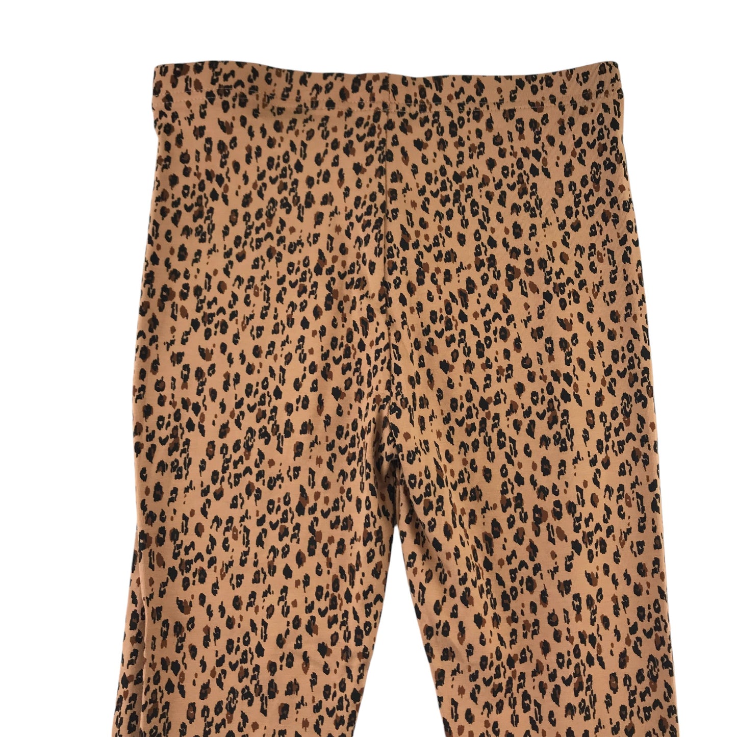 George leggings 9-10 years brown leopard spot pattern cotton blend