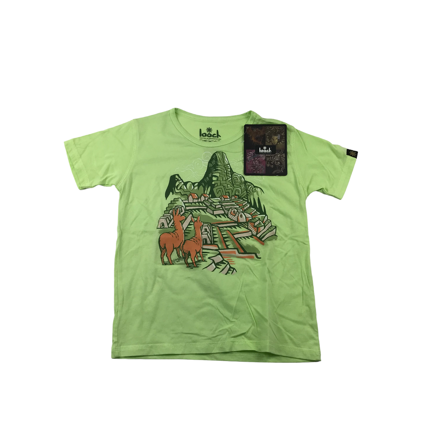 Looch Green Machu Picchu T-shirt Age 6