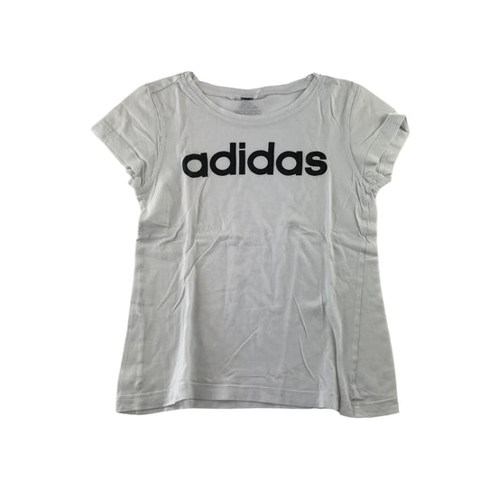 Adidas t-shirt 11-12 years white short sleeve logo