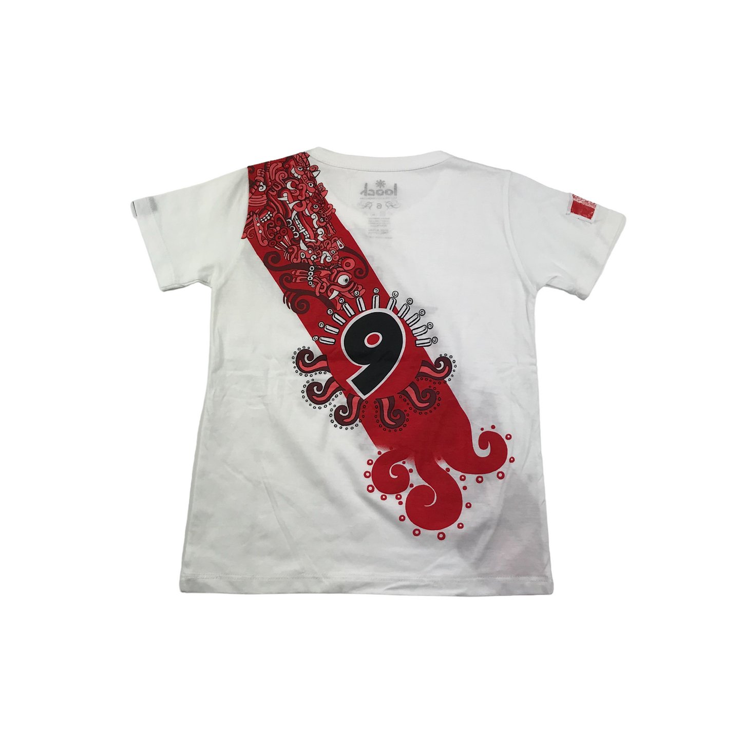 Looch White and Red print T-shirt Age 6