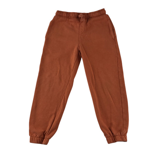 M&S joggers 5-6 years burnt orange elasticated waist