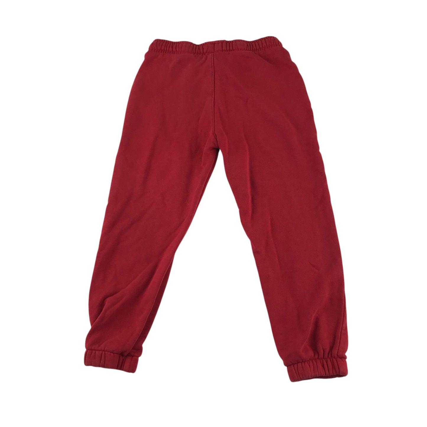 M&S joggers 5-6 years bright red elasticated waist