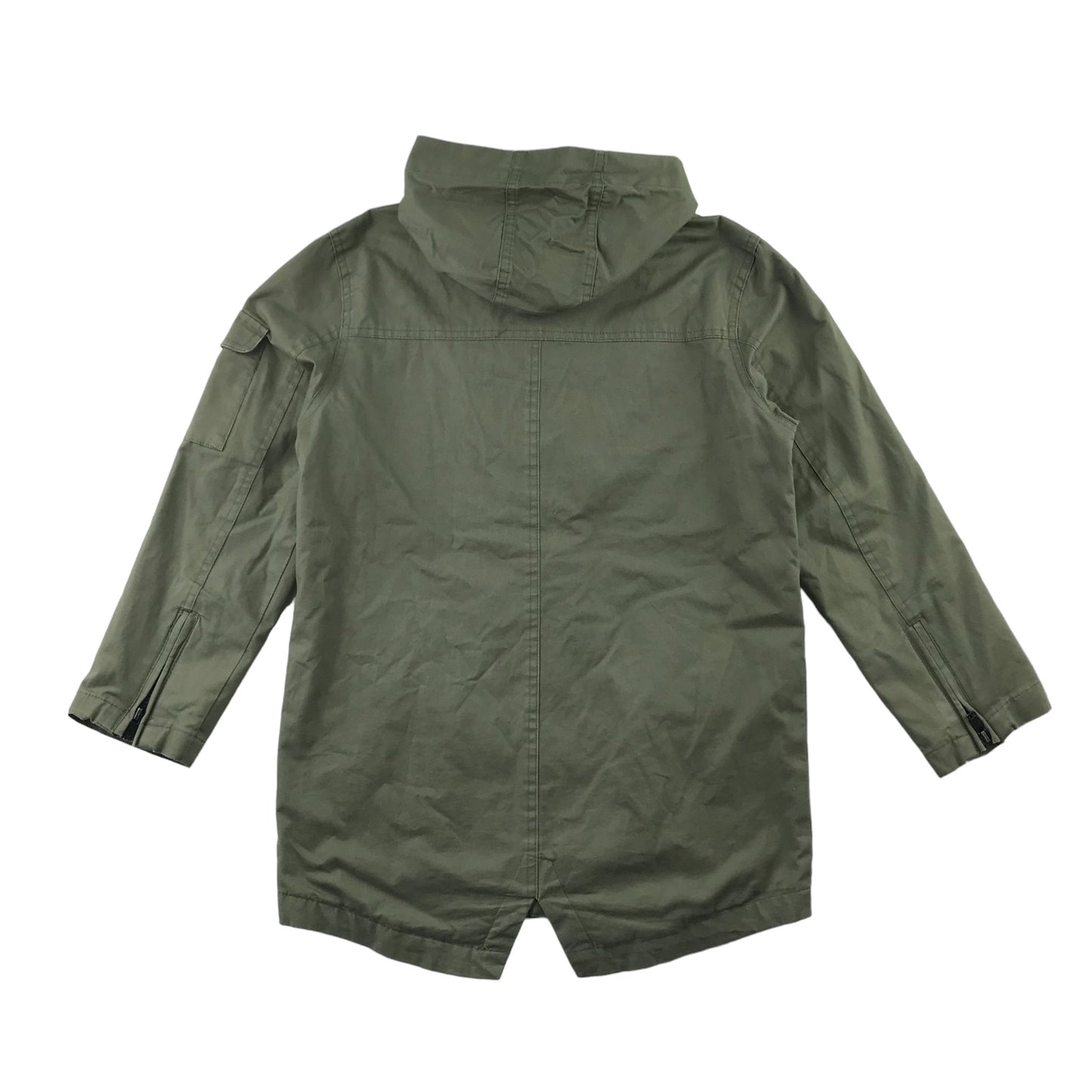 Primark light jacket 10-11 years Khaki Plain Cotton