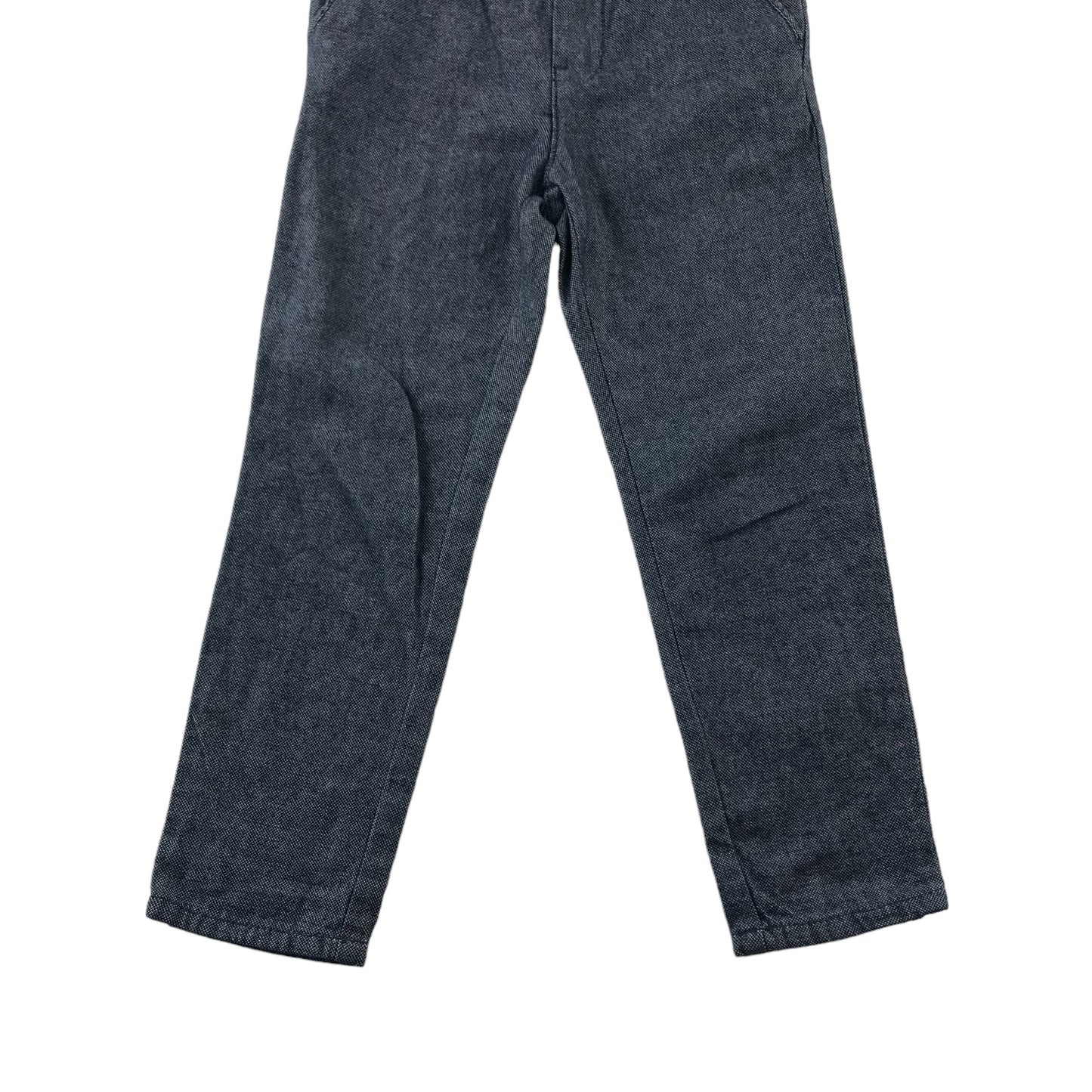 H&M Trousers Age 5 Blue Knit Pattern Chino Style Cotton