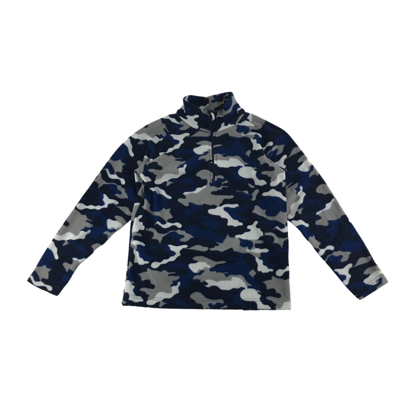 Mountain Warehouse Fleece Age 9 Blue white Camo Pattern