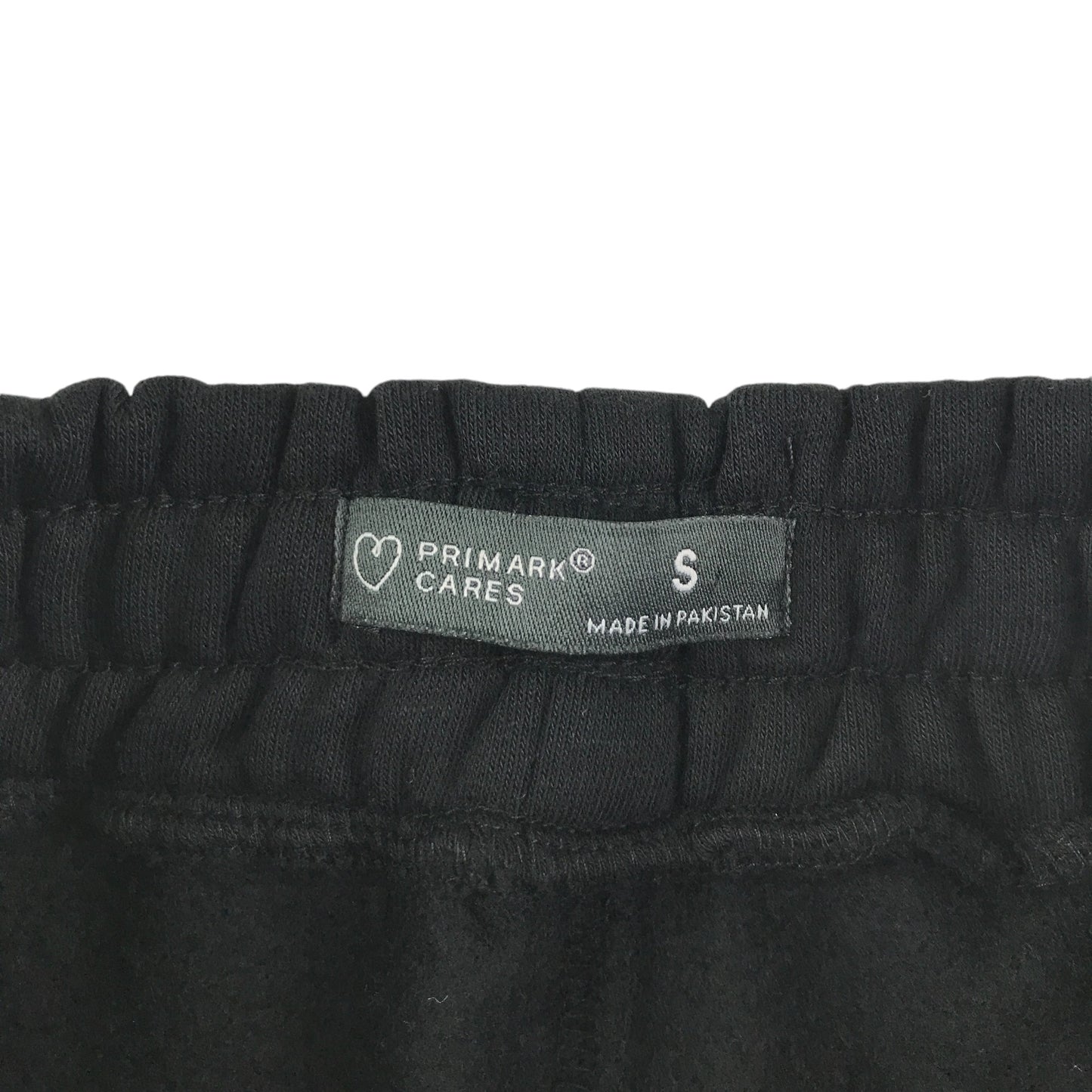 Primark joggers adult S years black elasticated waist