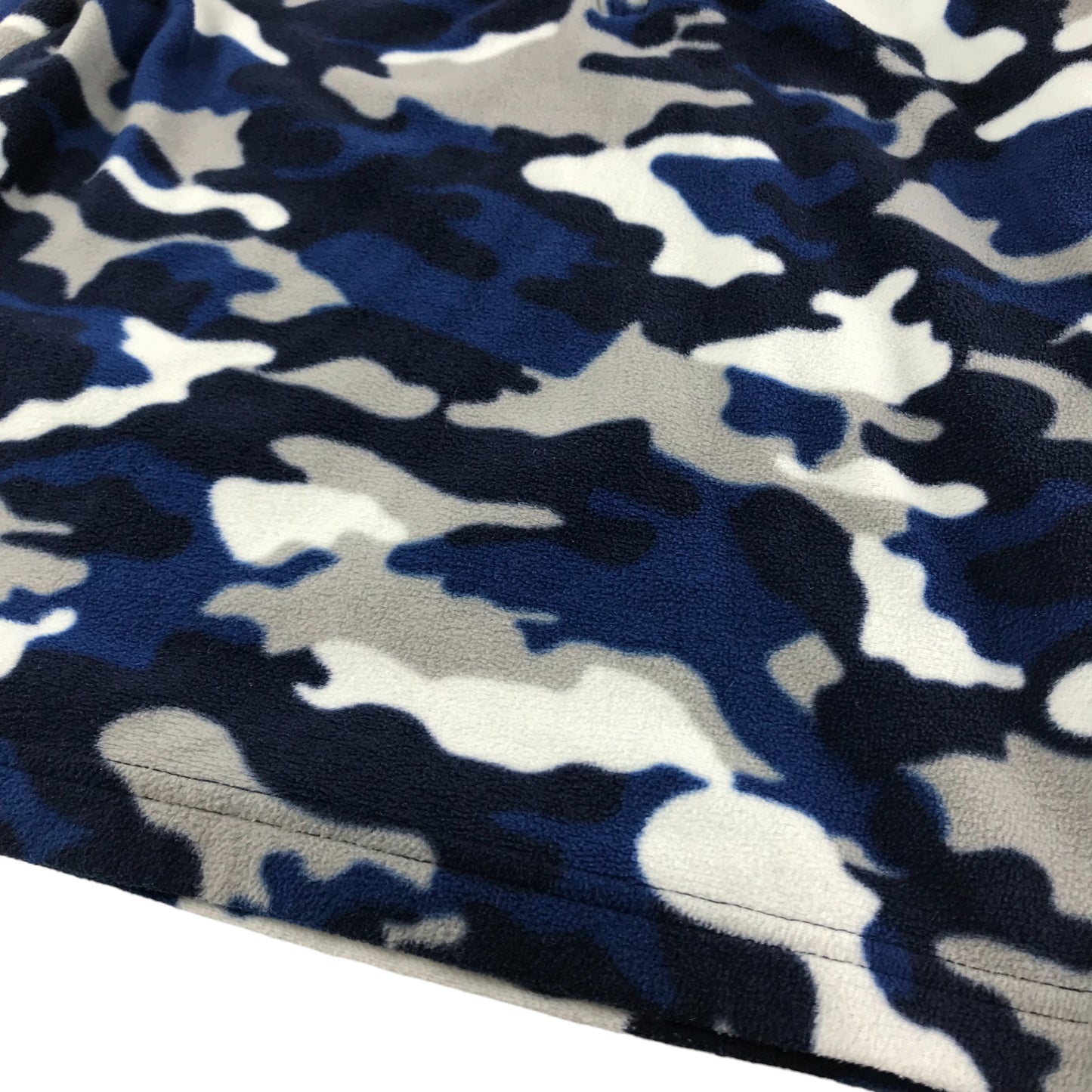 Mountain Warehouse Fleece Age 9 Blue white Camo Pattern