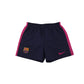 Nike FC Barcelona sport shorts 5-6 years purple with pink strips on sides