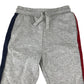 George joggers 7-8 years grey with red and blue side stripes elasticated waist