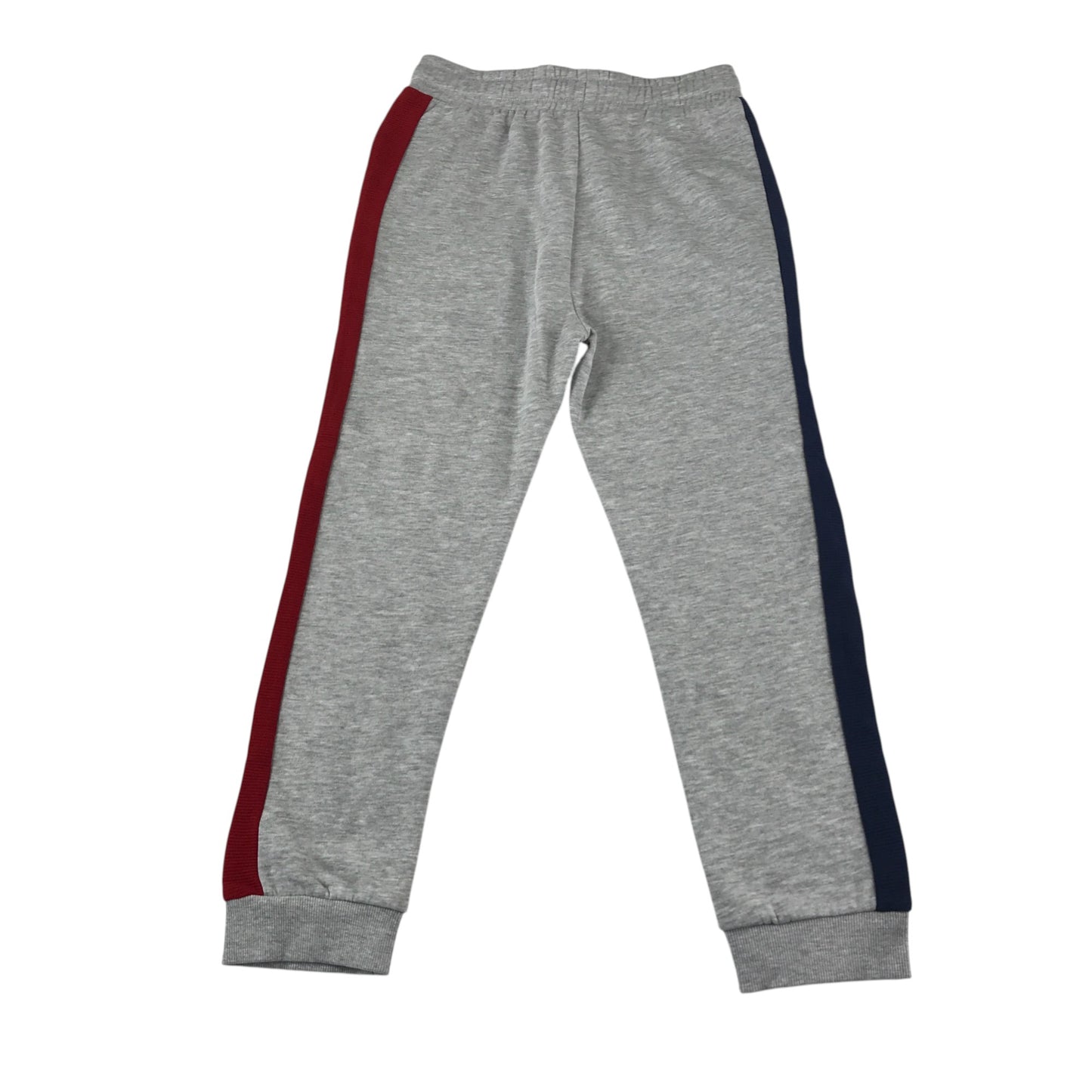 George joggers 7-8 years grey with red and blue side stripes elasticated waist