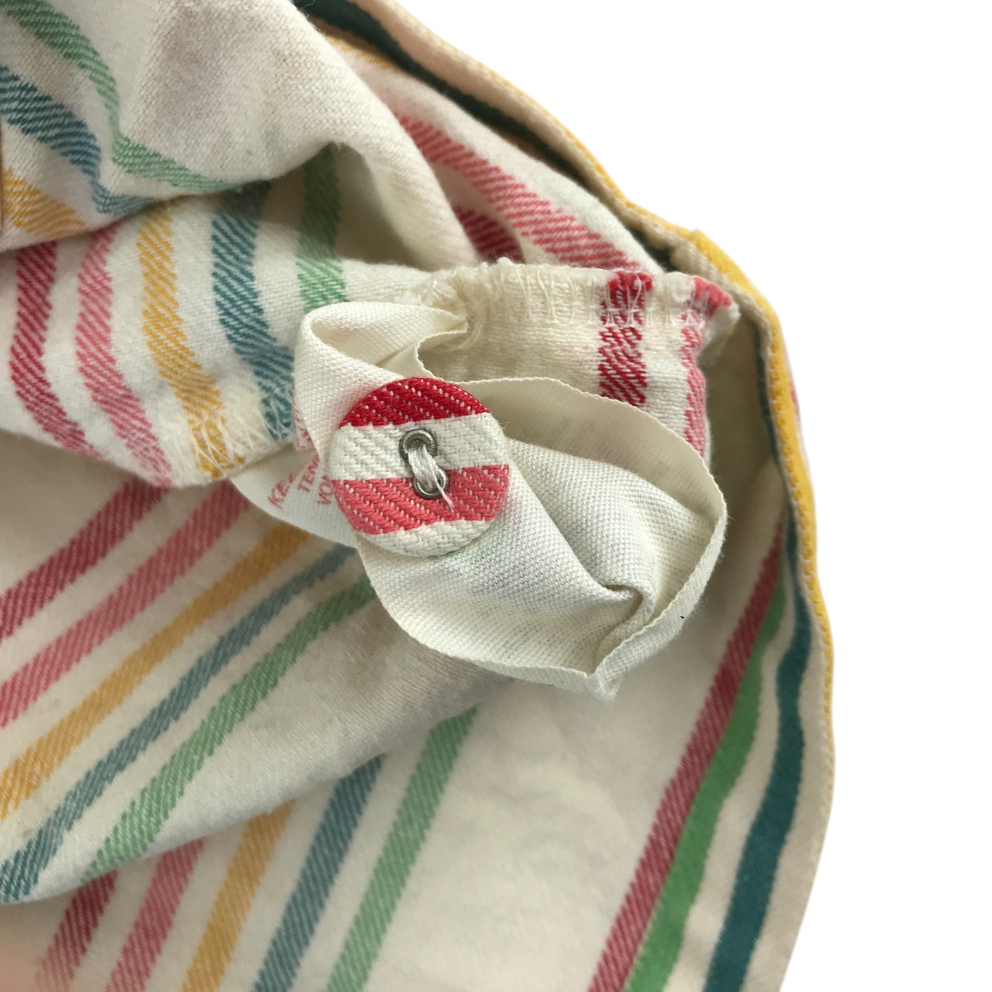 Little Green Radicals dress 5-6 years multicolour striped organic cotton