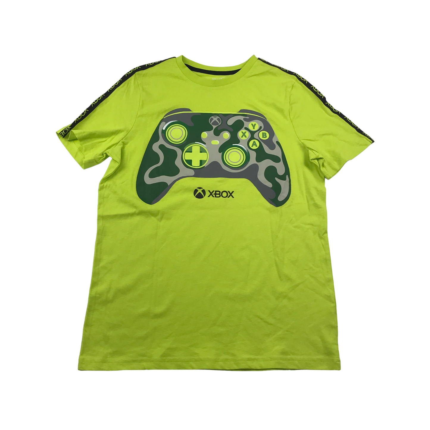 F&F Neon and Green XBox T-shirt Set Age 13