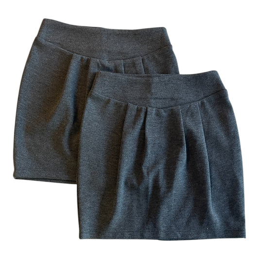 George school skirt bundle 3-4 years grey girls jersey tulip shape
