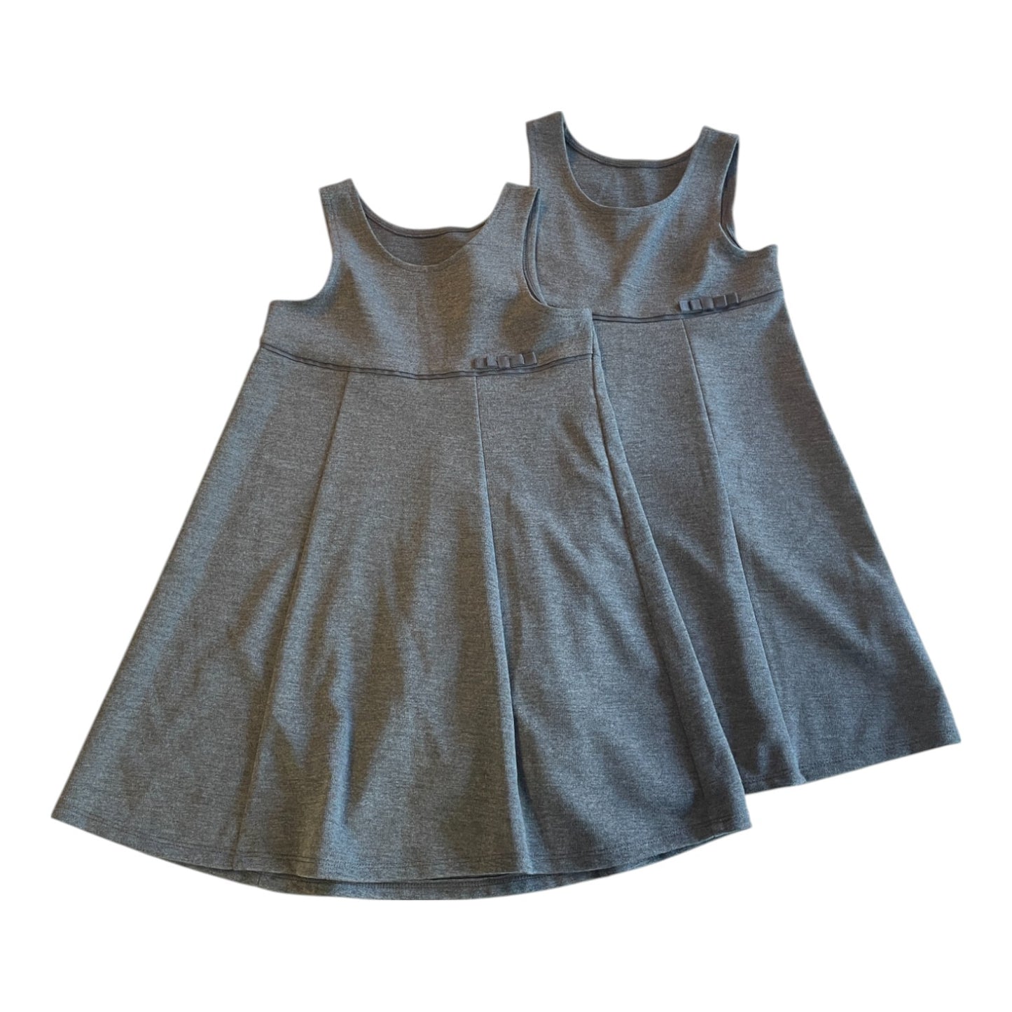 George school pinafore bundle 3-4 years grey jersey stretchy A-line