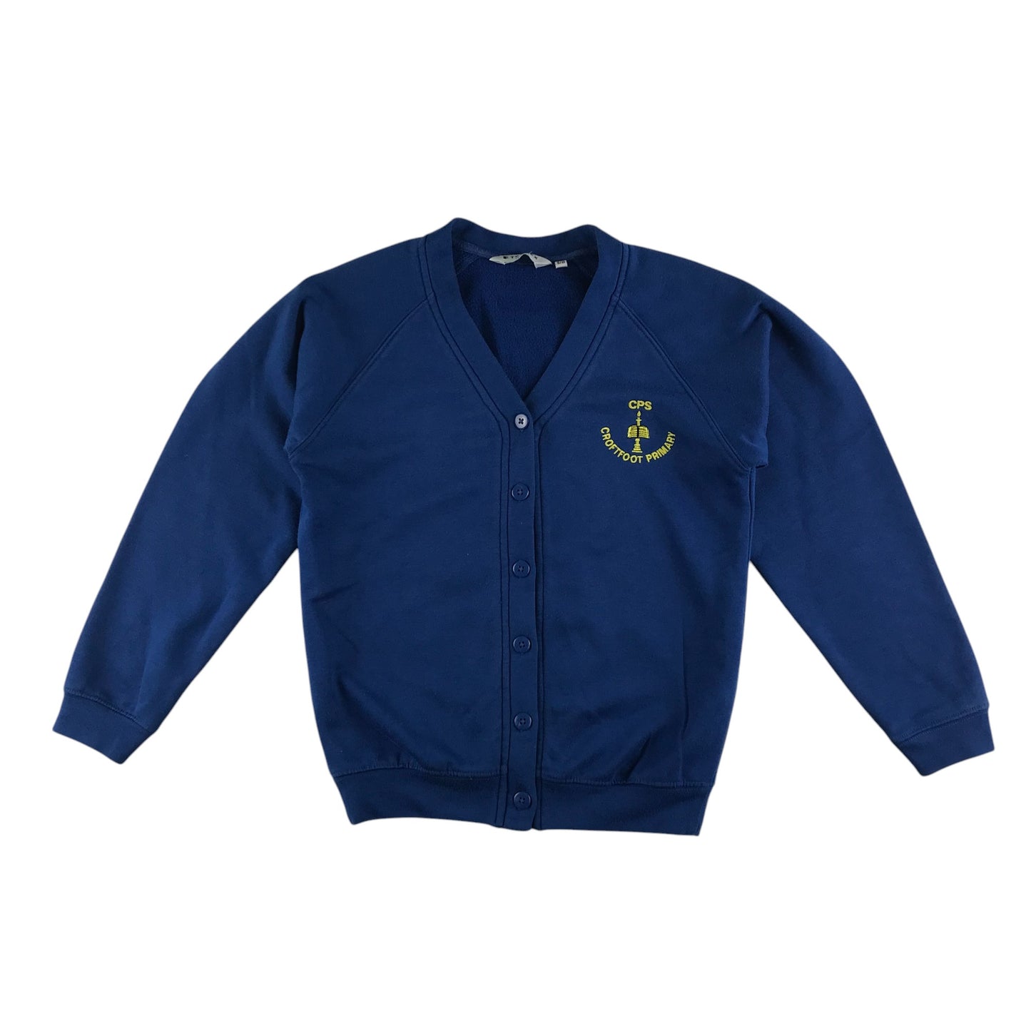 Croftfoot Primary Light Blue Jersey Cardigan