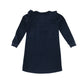 Z8 dress 8-9 years navy blue long sleeve terrycloth style material