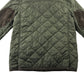 Gap light jacket 6-7 years khaki quilted with corduroy collar and elbows