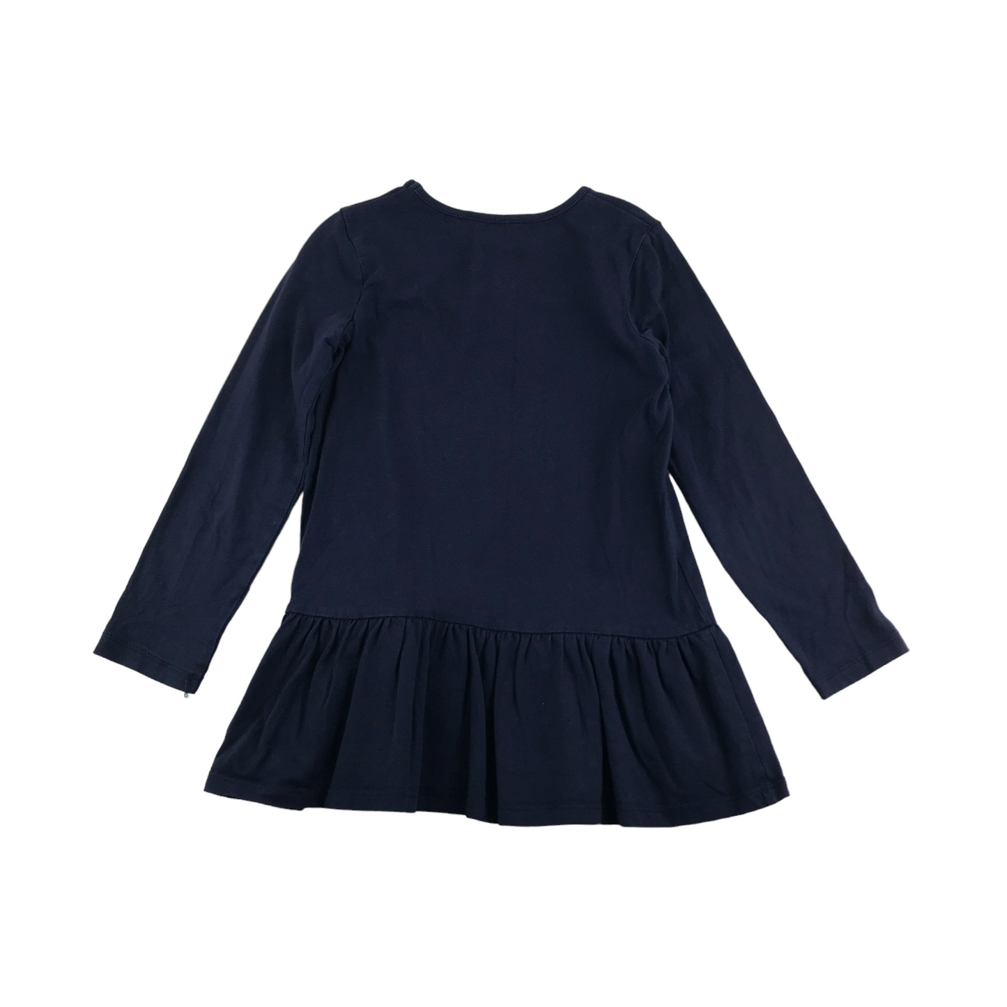 George Dress Age 5 Navy Text Graphic