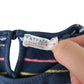 Fatface T-shirt 7-8 years navy with multicoloured stripes horizontal