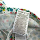Boden skort 8-9 years green floral print design with stripy waistband cotton