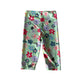 George swim set 5-6 years mint floral print frilled hem rash uv