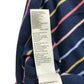 Fatface T-shirt 7-8 years navy with multicoloured stripes horizontal