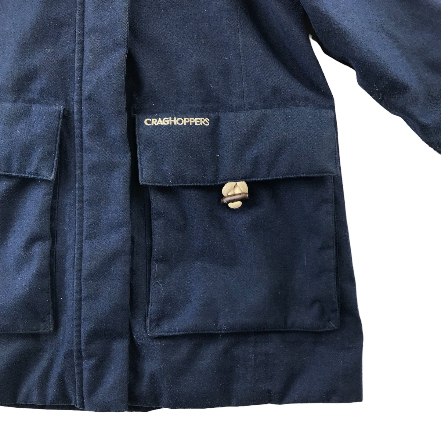 Craghoppers jacket 5-6 years navy shower and windproof breathable big pockets fleece lining