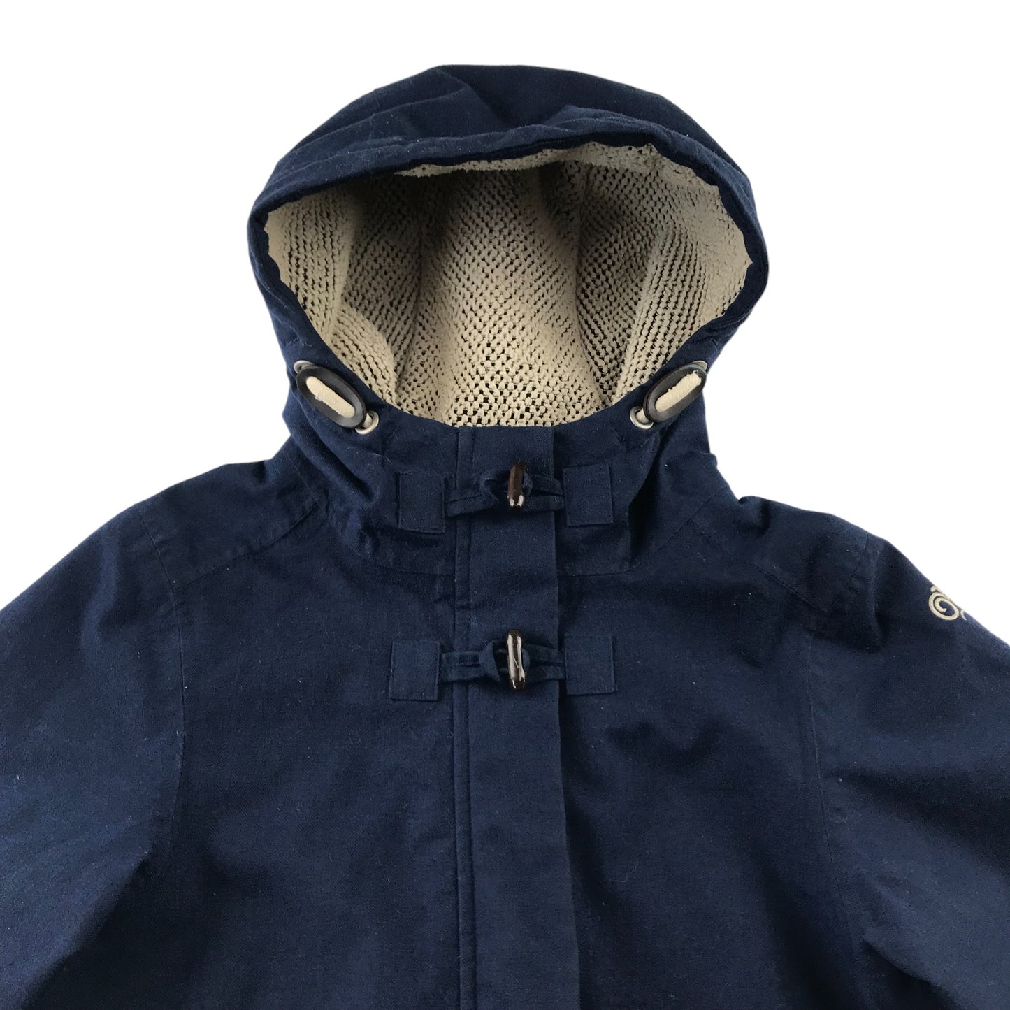 Craghoppers jacket 5-6 years navy shower and windproof breathable big pockets fleece lining