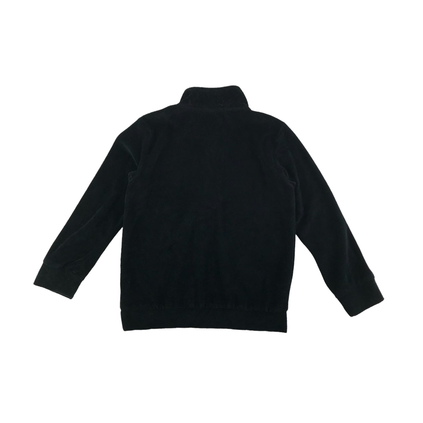 F&F Fleece Age 6 Black Plain with Star Detail Pullover