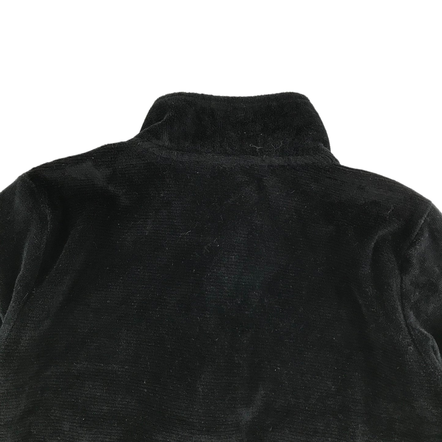 F&F Fleece Age 6 Black Plain with Star Detail Pullover