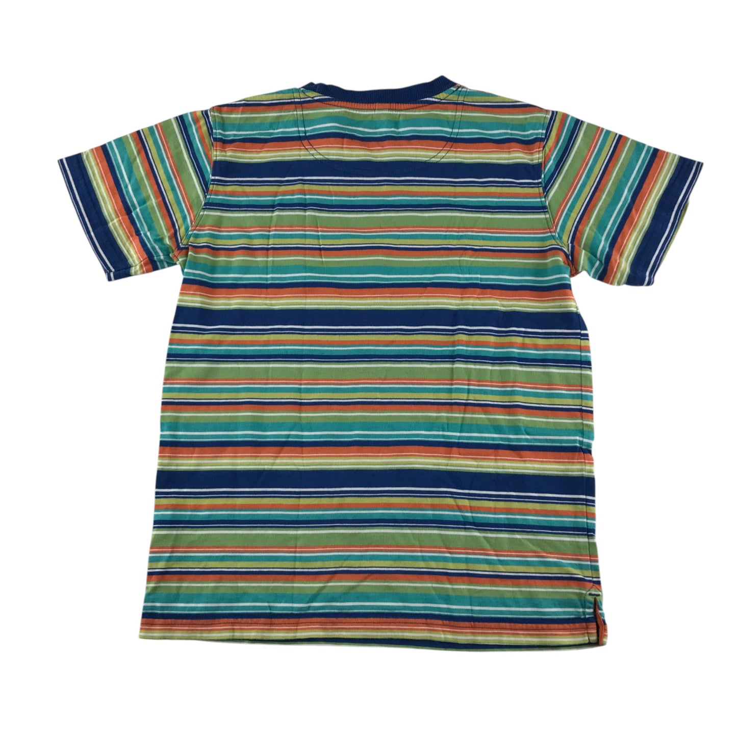 Debenhams t-shirt 11-12 years multicolour stripy with Rocha John Rocha text graphic cotton