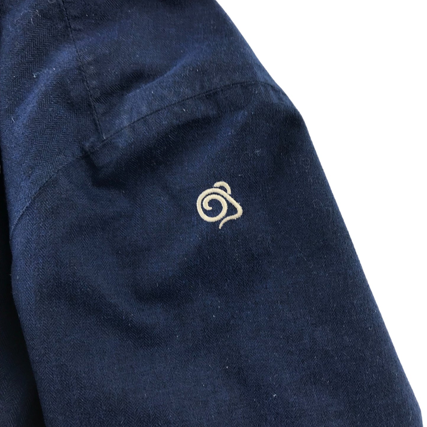 Craghoppers jacket 5-6 years navy shower and windproof breathable big pockets fleece lining