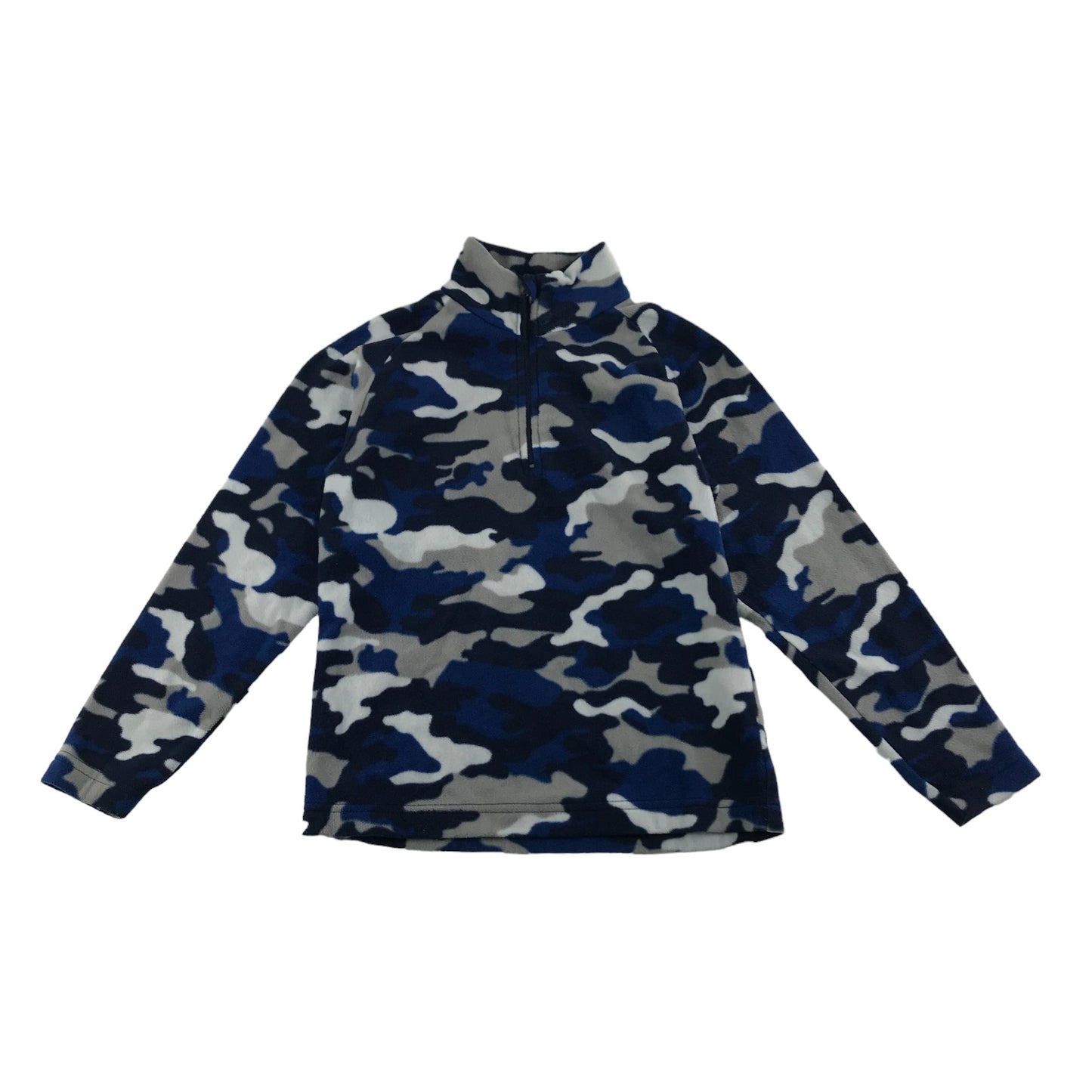 Mountain Warehouse Fleece Age 7 Blue White Grey Camo Pattern