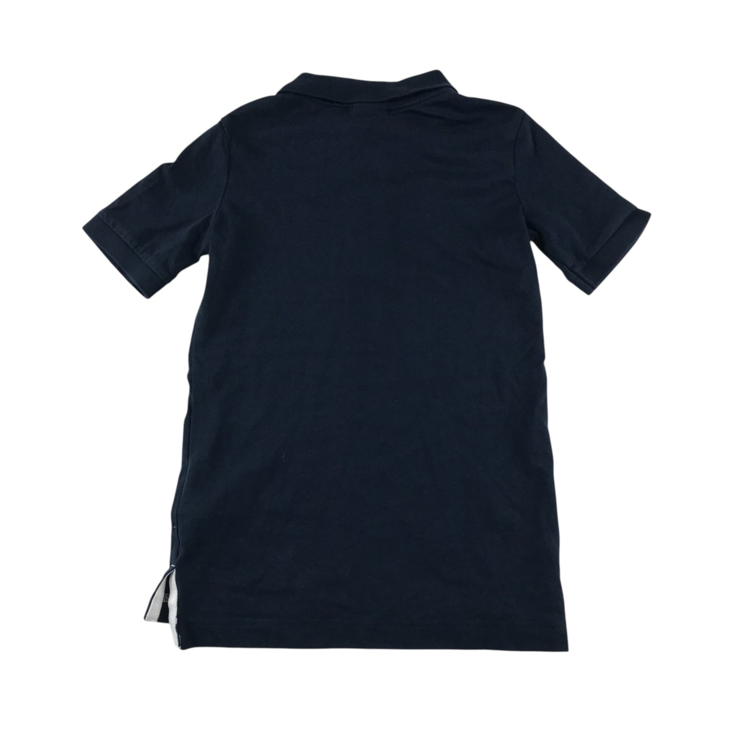 Nike polo shirt 7-8 years navy with embroidered white logo short sleeve cotton
