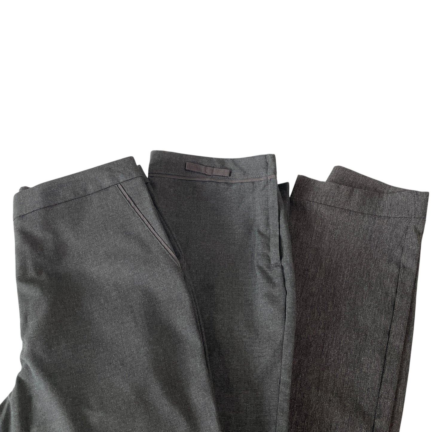 George girls school trouser bundle 8-9 years grey 3 different styles