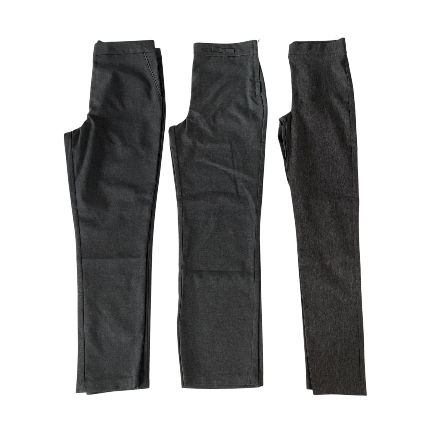 George girls school trouser bundle 8-9 years grey 3 different styles